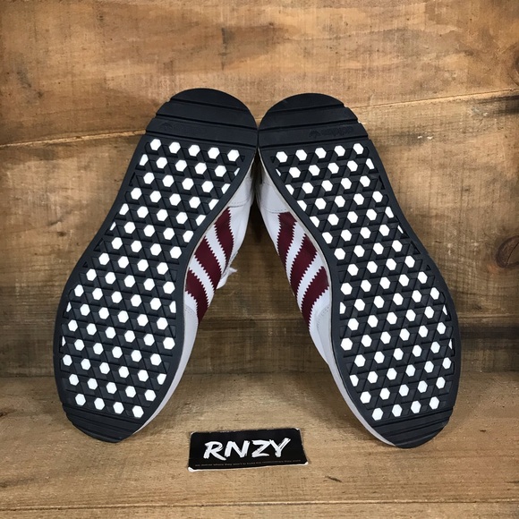 NEW Adidas I-5923 Grey Burgundy - Picture 7 of 8